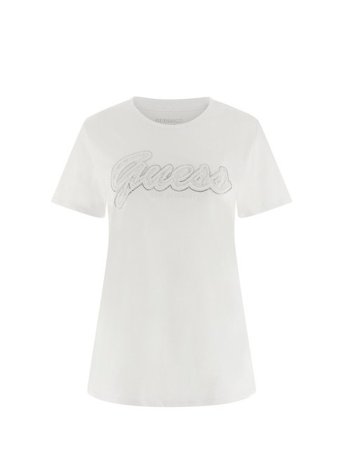 SS SCRIPT LACE LOGO EASY  Camiseta de algodón purwhite - camiseta