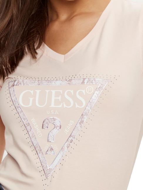 SS VN PYTHON TRIANGLE Camiseta de manga corta rosa suave - camiseta