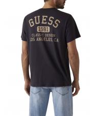 GUESS BSC CLASSIC Camiseta de algod&oacute;n negro azabache multi - camiseta - 2