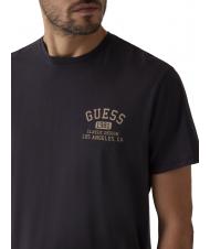 GUESS BSC CLASSIC Camiseta de algodón negro azabache multi - camiseta - 3