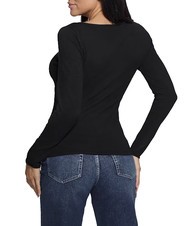 GUESS LS TRIANGLE  camiseta con logo - Suéteres de mujer