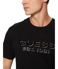 GUESS SS BSC VELVET LOGO  Camiseta de algodón jetbla - camiseta - 3