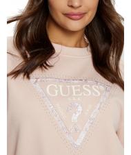 GUESS PYTHON TRIANGLE Camisa de entrenamiento rosa suave - Sudaderas de mujer - 3