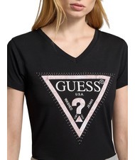 GUESS SS VN PYTHON TRIANGLE Camiseta de manga corta jetbla - camiseta - 3