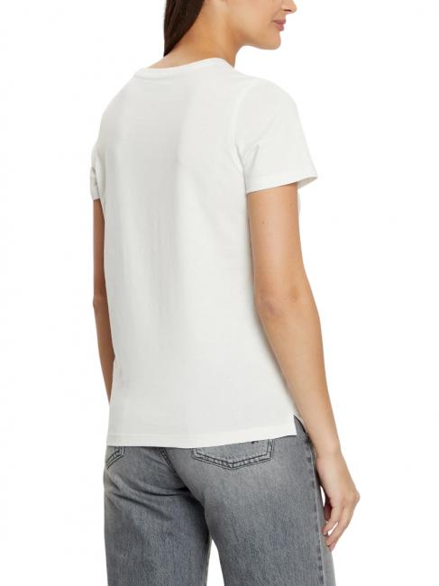 SS CN PYTHON Camiseta de algodón cremwhi - camiseta