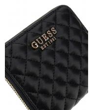 GUESS ECO RIANEE Cartera peque&ntilde;a acolchada NEGRO - Carteras Mujer - 4