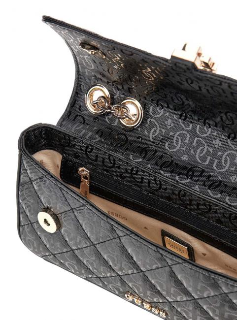 BESSEY Bolso convertible con solapa NEGRO - Bolsos Mujer