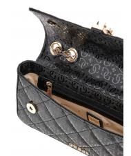 GUESS BESSEY Bolso convertible con solapa NEGRO - Bolsos Mujer - 3