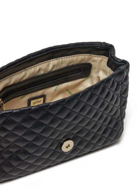 ECO RIANEE Bolso convertible acolchado NEGRO - Bolsos Mujer