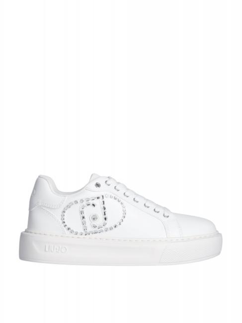 KYLIE 32 Zapatillas con logo joya blanco - Zapatos Mujer