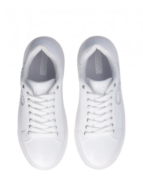 KYLIE 32 Zapatillas con logo joya blanco - Zapatos Mujer
