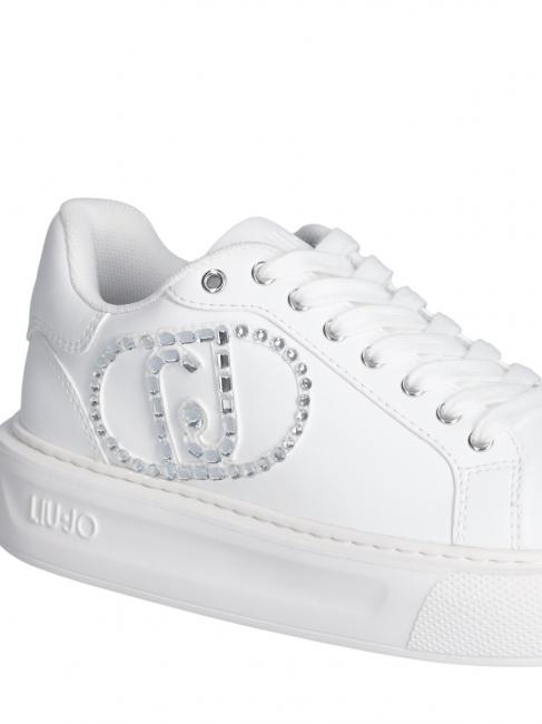KYLIE 32 Zapatillas con logo joya blanco - Zapatos Mujer