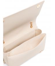 LOVE MOSCHINO LETTERING Bolso de hombro/bandolera Marfil - Bolsos Mujer - 3