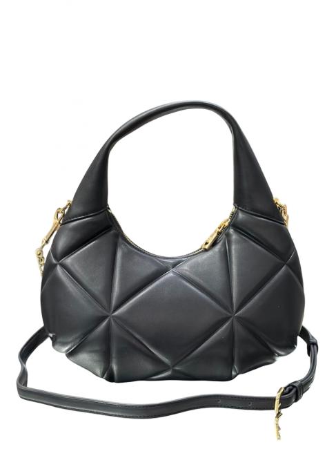 GEOMETRIC Bolso bandolera con bandolera negro - Bolsos Mujer