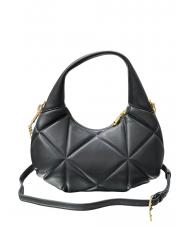 LOVE MOSCHINO GEOMETRIC Bolso bandolera con bandolera negro - Bolsos Mujer - 3