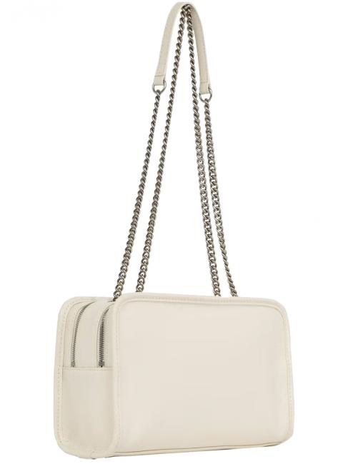 UTILITY Bolso bandolera pequeño de metal tofu - Bolsos Mujer