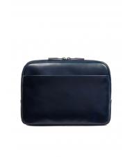 PIQUADRO BLUE SQUARE  Bolsa para iPad con bolsillo para airpods azul - Bandoleras Hombre - 3