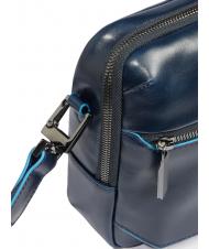 PIQUADRO BLUE SQUARE  Bolsa para iPad con bolsillo para airpods azul - Bandoleras Hombre - 4