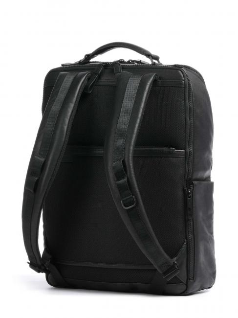 HARPER Mochila de piel para portátil de 15,6" negro - Mochilas para portátil