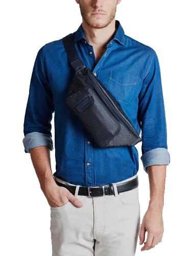 P16  Portabebés CHEVRON AZUL - Riñoneras