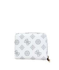 GUESS LAUREL Peony Cartera mini con cremallera logotipo blanco - Carteras Mujer - 3