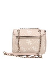 GUESS IZZY 4G Mini bolso de hombro/bandolera logotipo de arena - Bolsos Mujer - 3