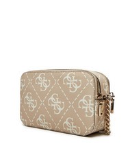GUESS IZZY  Mini bolso de hombro logotipo de arena - Bolsos Mujer - 3
