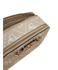 GUESS IZZY  Mini bolso de hombro logotipo de arena - Bolsos Mujer - 5