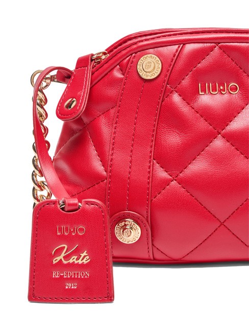 KATE Bolso bandolera pequeño acolchado rojo pompeyano - Bolsos Mujer