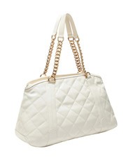 LIUJO KATE Bolso acolchado con asas de cadena crema - Bolsos Mujer - 3