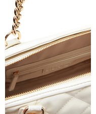 LIUJO KATE Bolso acolchado con asas de cadena crema - Bolsos Mujer - 6