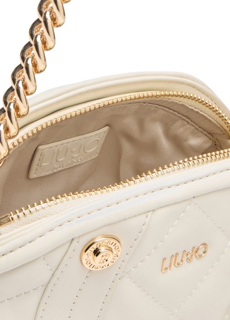 KATE Bolso bandolera pequeño acolchado crema - Bolsos Mujer