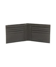 ROCCOBAROCCO STRIPE cartera de cuero de 8 cc marron oscuro - Carteras Hombre - 2