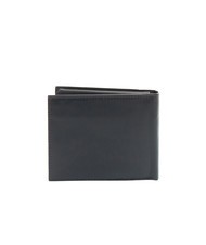 ROCCOBAROCCO PLAIN Cartera de piel con solapa y monedero azul - Carteras Hombre - 4