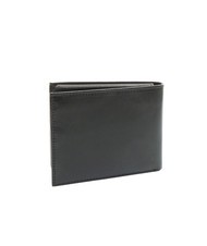 ROCCOBAROCCO PLAIN Cartera de piel con solapa negro - Carteras Hombre - 4