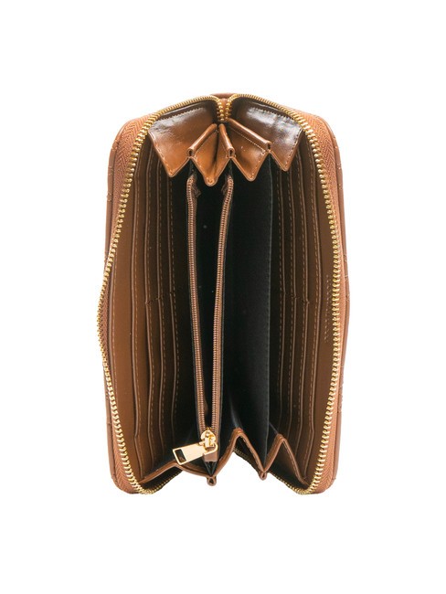 TESSA Cartera grande con cremallera alrededor broncearse - Carteras Mujer