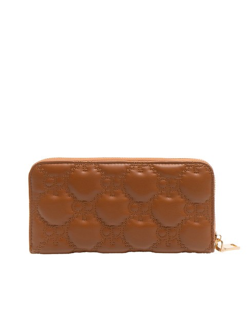 TESSA Cartera grande con cremallera alrededor broncearse - Carteras Mujer