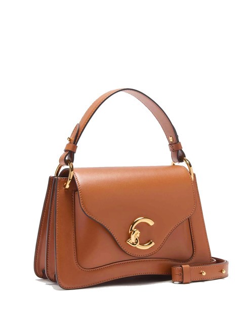 C-ME CALF COCKER Bolso peque&ntilde;o de piel con bandolera CUIR - Bolsos Mujer