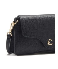 COCCINELLE C-ME Bolso de piel martillada con solapa negro - Bolsos Mujer - 3