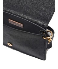 COCCINELLE C-ME Bolso de piel martillada con solapa negro - Bolsos Mujer - 4