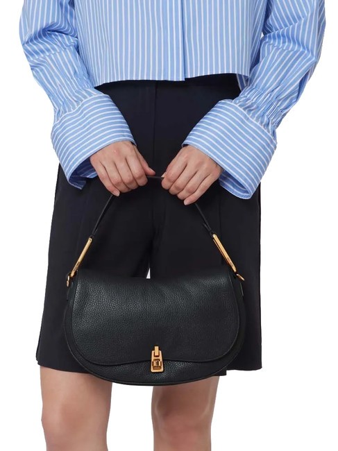 MAGIE SOFT Bolso bandolera de piel con bandolera bater&iacute;a - Bolsos Mujer