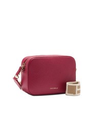 COCCINELLE TEBE Bolso bandolera en piel texturizada sangría - Bolsos Mujer - 2