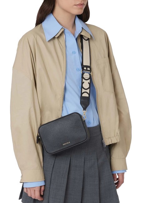 TEBE Bolso bandolera en piel texturizada sangría - Bolsos Mujer