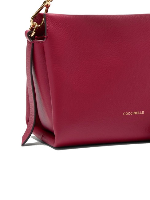 BOHEME GRANA DOUBLE Bolso de mano, con bandolera, en piel sangr&iacute;a/piel - Bolsos Mujer