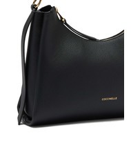 COCCINELLE BOHEME GRANA DOUBLE Bolso mediano de piel negro/cuero - Bolsos Mujer - 3
