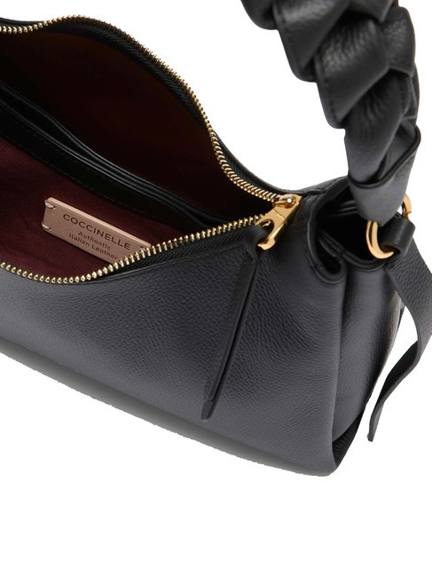 BOHEME GRANA DOUBLE Bolso mediano de piel negro/cuero - Bolsos Mujer