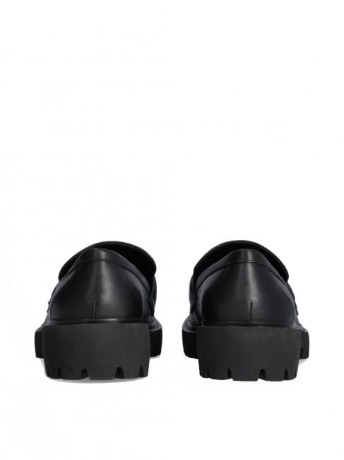 CORA 12 Mocasines de piel negro - Zapatos Mujer