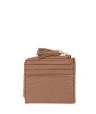 COCCINELLE TASSEL Tarjetero con cremallera en piel martillada bater&iacute;a - Carteras Mujer - 2