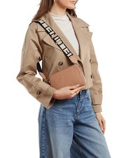 COCCINELLE TEBE Bolso bandolera en piel texturizada batería - Bolsos Mujer - 5