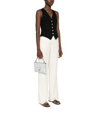 COCCINELLE ARLETTIS Minibolso de piel con textura SILVER - Bolsos Mujer - 4